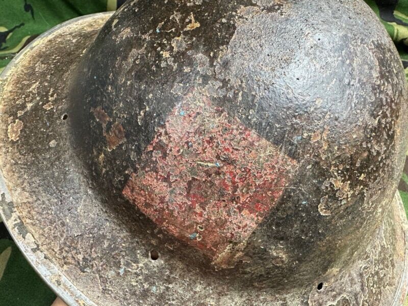 British Army Mk2 Brodie Helmet - Original WW2 - South African Manufactured - The Militaria Shop