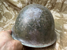 Load image into Gallery viewer, WW2 Mk3 High Rivet Turtle - British / Canadian Army Helmet - Nice Original - The Militaria Shop