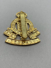 Load image into Gallery viewer, Original WW2 British Army Kings Crown Cap Badge - Royal Army Ordnance Corps - The Militaria Shop