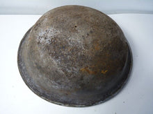 Load image into Gallery viewer, Mk3 Canadian / British Army Original WW2 Turtle Helmet High Rivet - The Militaria Shop