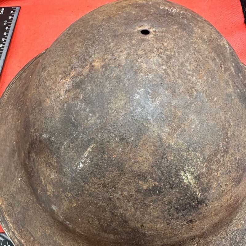 British Army Mk2 Brodie Helmet - Original WW2 - South African Manufactured - The Militaria Shop