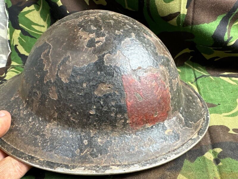 British Army Mk2 Brodie Helmet - Original WW2 - South African Manufactured - The Militaria Shop