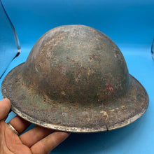 Load image into Gallery viewer, Original WW2 British Army Mk2 Army Combat Helmet - Divisional Sign - The Militaria Shop