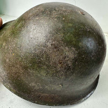 Load image into Gallery viewer, Original WW2 Helmet British / Canadian Army WW2 Mk3 Turtle Helmet - The Militaria Shop
