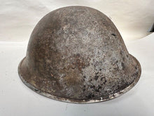 Load image into Gallery viewer, Mk3 Canadian / British Army Original WW2 Turtle Helmet High Rivet - The Militaria Shop