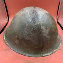 Charger l'image dans la galerie, Original British / Canadian Army WW2 Soldiers Military Combat Mk3 Turtle Helmet - The Militaria Shop