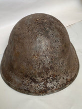 Load image into Gallery viewer, Original WW2 British / Canadian Army Mk3 Turtle Helmet - The Militaria Shop