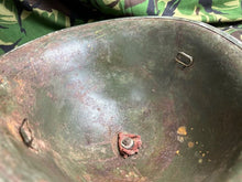 Load image into Gallery viewer, British / Canadian Army Mark 3 Turtle Helmet - Original WW2 Combat Helmet - The Militaria Shop