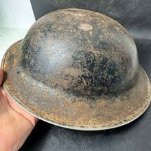Load image into Gallery viewer, Original WW2 British Army Mk2 Combat Helmet Shell - South African Manufactured - The Militaria Shop