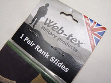 Charger l'image dans la galerie, DPM Rank Slides / Epaulette Pair Genuine British Army - Lance Corporal NEW - The Militaria Shop