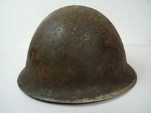 Load image into Gallery viewer, Original Mk3 Canadian / British Army WW2 Turtle Helmet High Rivet - The Militaria Shop