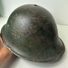 Charger l'image dans la galerie, British / Canadian Army WW2 Mk3 Turtle Helmet - Original WW2 Helmet - The Militaria Shop