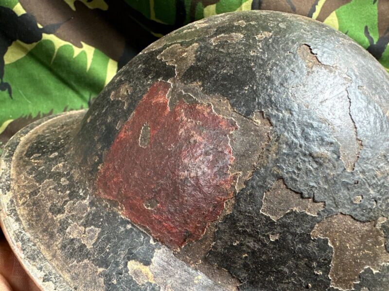 British Army Mk2 Brodie Helmet - Original WW2 - South African Manufactured - The Militaria Shop