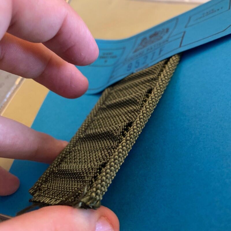 Original British Army Sealed Standard Patter - 9527F Pouched Webbing Olive Drab - The Militaria Shop