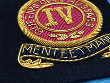 Load image into Gallery viewer, British Army Bullion Embroidered Blazer Badge - Queen's Own Hussars - The Militaria Shop