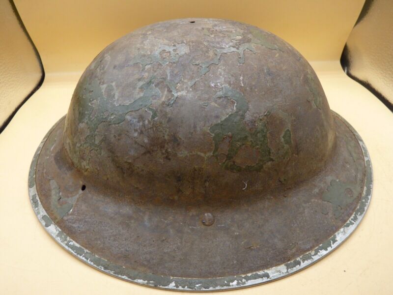 Original WW2 South African Army Mk2 Brodie Helmet - British Style Combat Helmet - The Militaria Shop