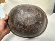 Load image into Gallery viewer, Mk3 Canadian / British Army Original WW2 Turtle Helmet High Rivet - The Militaria Shop