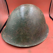 Charger l'image dans la galerie, Original British / Canadian Army WW2 Soldiers Military Combat Mk3 Turtle Helmet - The Militaria Shop