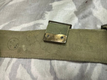 Load image into Gallery viewer, Original WW1 British Army 1908 08 Pattern Webbing Belt - 1924 Dated - 42" W - The Militaria Shop