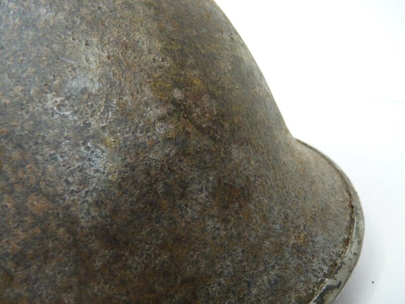 Original Mk3 Canadian / British Army WW2 Turtle Helmet High Rivet - The Militaria Shop