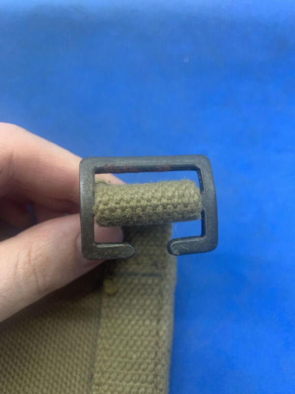 WW2 British Army / RAF 37 Pattern Webbing Water Bottle Carrier Harness 1945 Date - The Militaria Shop