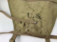 Load image into Gallery viewer, Original WW2 US Army M1928 Haversack Pack Tail - 1944 Dated - The Militaria Shop
