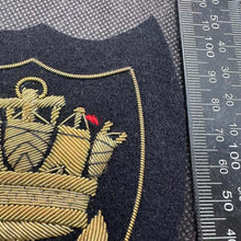 Lade das Bild in den Galerie-Viewer, British Royal Merchant Navy Marine Bullion Embroidered Blazer Badge - The Militaria Shop