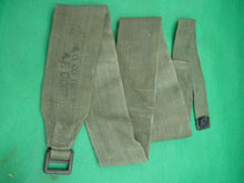Charger l'image dans la galerie, Original WW2 British Army 44 Pattern Equipment Strap - 1945 Dated - The Militaria Shop