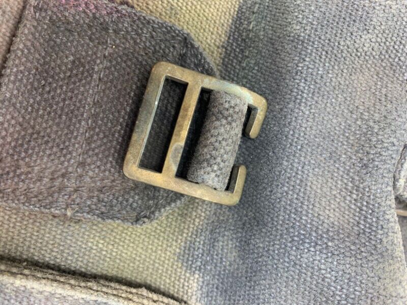 Original WW2 Pattern 37 Pattern British Army Webbing Bren Pouch - The Militaria Shop