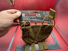 Load image into Gallery viewer, Original Nuprol PMC Twin Pouch Molle Carrier – Tan - New - The Militaria Shop