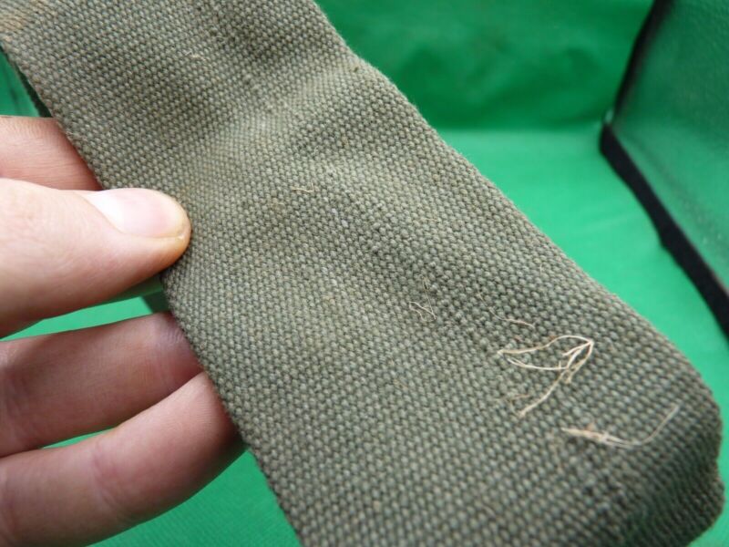 Original WW2 British Army 44 Pattern Equipment Strap - 1945 Dated - The Militaria Shop