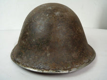 Load image into Gallery viewer, Original Mk3 Canadian / British Army WW2 Turtle Helmet High Rivet - The Militaria Shop