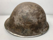 Load image into Gallery viewer, Mk3 Canadian / British Army Original WW2 Turtle Helmet High Rivet - The Militaria Shop