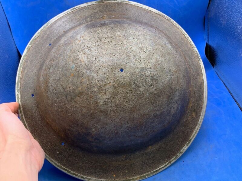Original WW2 British Army South African Made Combat Helmet Mk2 Brodie - The Militaria Shop