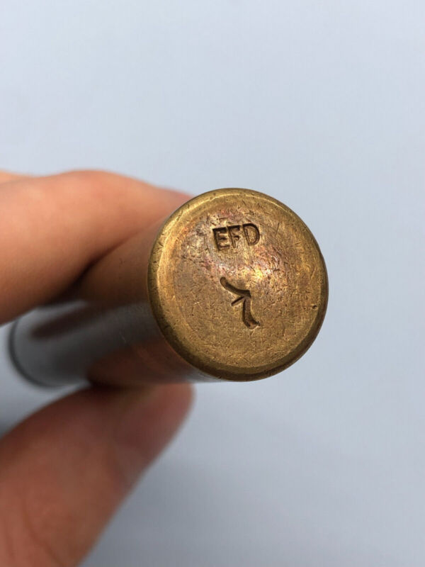 Original WW1 / WW2 British Army Lee Enfield SMLE Brass Oil Bottle - The Militaria Shop