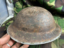 Charger l'image dans la galerie, British Army Mk2 Brodie Helmet - Original WW2 - South African Manufactured - The Militaria Shop