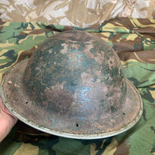 Charger l'image dans la galerie, Original WW2 British Style South African Mk2 Army Combat Helmet - The Militaria Shop