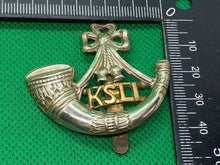 Charger l'image dans la galerie, British Army - Kings Shropshire Light Infantry Cap Badge - The Militaria Shop