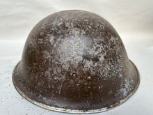 Load image into Gallery viewer, Mk3 Canadian / British Army Original WW2 Turtle Helmet High Rivet - The Militaria Shop