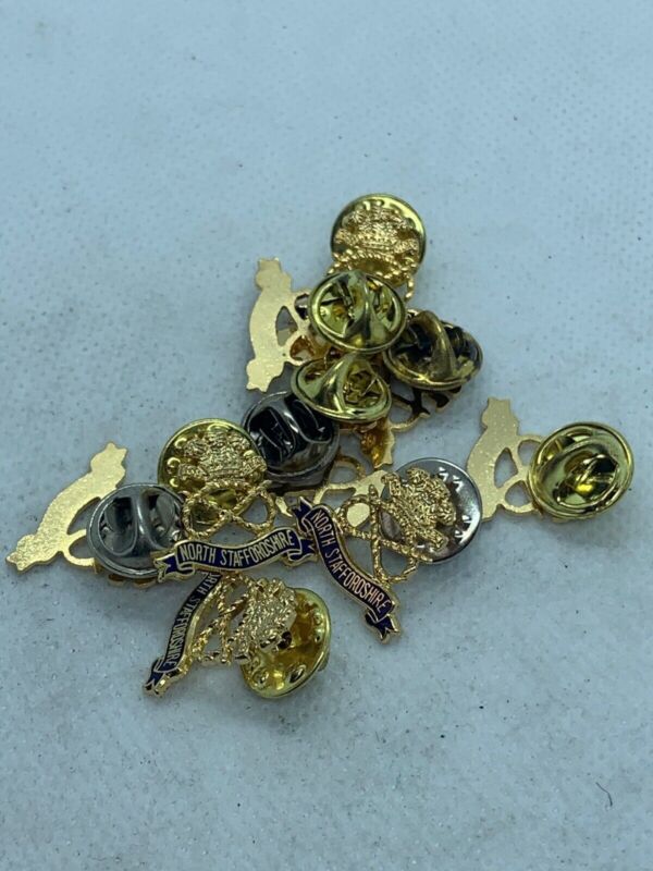 North Staffordshire - NEW British Army Military Cap / Tie / Lapel Pin Badge (#9) - The Militaria Shop