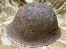 Load image into Gallery viewer, WW2 Mk3 High Rivet Turtle - British / Canadian Army Helmet - Nice Original - The Militaria Shop