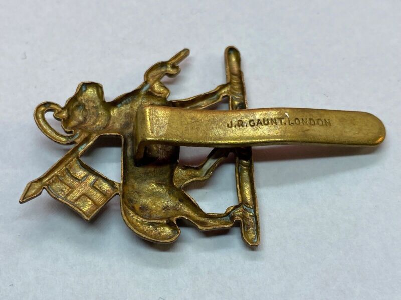 Original WW1 / WW2 British Army Royal West Surrey Cap Badge - The Militaria Shop