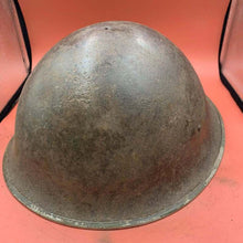 Charger l'image dans la galerie, Original British / Canadian Army WW2 Soldiers Military Combat Mk3 Turtle Helmet - The Militaria Shop