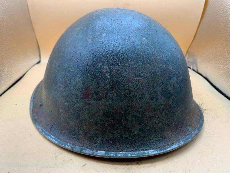 Original WW2 Onwards (1945-1952) British Army Mk4 Turtle Helmet - The Militaria Shop
