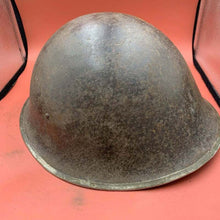 Charger l'image dans la galerie, Original British / Canadian Army WW2 Soldiers Military Combat Mk3 Turtle Helmet - The Militaria Shop
