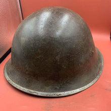 Charger l'image dans la galerie, Original British / Canadian Army WW2 Soldiers Military Combat Mk3 Turtle Helmet - The Militaria Shop