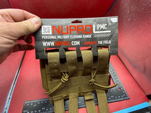 Load image into Gallery viewer, Original Nuprol PMC Twin Pouch Molle Carrier – Tan - New - The Militaria Shop