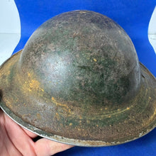 Load image into Gallery viewer, Original WW2 British Army Mk2 Combat Helmet Shell - South African Manufactured - The Militaria Shop