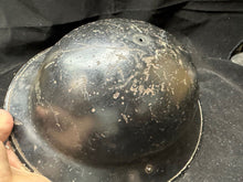 Charger l'image dans la galerie, Original WW2 British Civil Defence Home Front Mk2 Brodie Helmet - The Militaria Shop