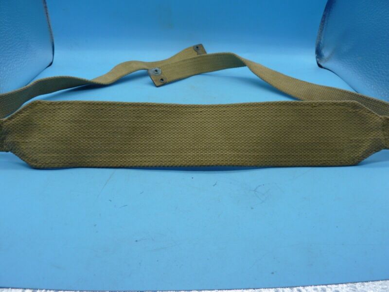 Original WW2 British Army 37 Pattern Canvass Shoulder Strap / Cross Strap - The Militaria Shop